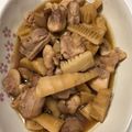 ぺるらみ's cooksnap of when they made 鶏肉とたけのこのお酢照り煮.