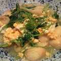 あっこ姉's cooksnap of when they made 麩と三つ葉の卵とじ(麺つゆ使用).