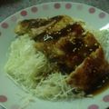 kimmyさん's cooksnap of when they made 揚げない☆豚カツ～マヨバージョン～.