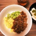 食欲キング's cooksnap of when they made 子供も喜ぶ簡単♡鶏そぼろごはん.