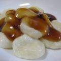 ちばたま's cooksnap of when they made クリープ白玉　みたらし餡で….