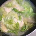 えみちょりん♪'s cooksnap of when they made レタスと卵の中華風スープ.
