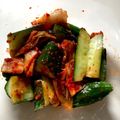azbjbn's cooksnap of when they made たたききゅうりとキムチの和え物.