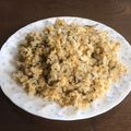 はにわん、's cooksnap of when they made レンジで簡単♡ごま香るヘルシ〜炒飯.