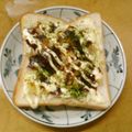 jun120121's cooksnap of when they made 簡単朝ごはん☆お好み焼き風トースト.