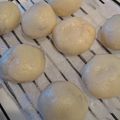Tusentakk's cooksnap of when they made つるっ！もちっ！すいとん饅頭♡.