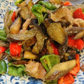 Tusentakk's cooksnap of when they made なすとピーマンの味噌炒め.