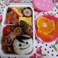 YUN♡TEN's cooksnap of when they made リボンでcute♡マルちゃんデコ焼きそば.