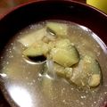 ねこのみーちゃん's cooksnap of when they made 生姜でポカポカ★ナスと白菜の中華風スープ.