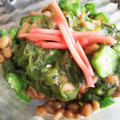 ユーロン's cooksnap of when they made 混ぜるだけ♪めかぶと納豆ねばねば和え.