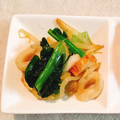 ♡rarichan♡'s cooksnap of when they made 簡単！小松菜ともやしとちくわ.