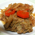 ＊。ゆうゆ。＊♪'s cooksnap of when they made かんたん和風煮込みハンバーグ.