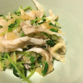 mn☆yj's cooksnap of when they made 豆苗ときのこのおろし和え.