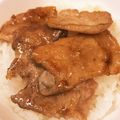 なーなちゃん's cooksnap of when they made 時短お弁当にも☆豚てりやき丼.
