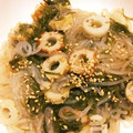 ＊にょにょん＊'s cooksnap of when they made ダイエット！めかぶとしらたきの和え物.