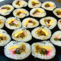 hiroro☆ro's cooksnap of when they made 母から受け継いだやさしい味の巻きずし.