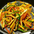 りゆうたん's cooksnap of when they made さつまいもとちくわの大学いも風きんぴら.