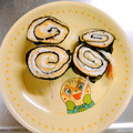 ♪sun♪sun♪'s cooksnap of when they made たまご焼のくるくる海苔巻き.