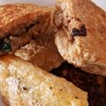 アブシンベル's cooksnap of when they made 餃子の餡があまったら…油揚げ餃子.