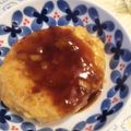 ねこなし's cooksnap of when they made 簡単！ヘルシー♡鶏ハンバーグ和風あんかけ.
