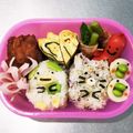 ちぃかま22's cooksnap of when they made 簡単♪『すみっこぐらし』おにぎり♡弁当♡.