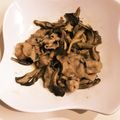 Ibaraking's cooksnap of when they made 豚肉と舞茸のにんにく醤油炒め.