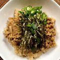 azbjbn's cooksnap of when they made 冷蔵庫にあるもので♪納豆ねぎなめたけ丼.