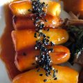 かおり85's cooksnap of when they made 韓国のおやつ☆トッコチ（떡꼬치・揚げ餅）.