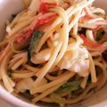 yama-chan's cooksnap of when they made ☆簡単節約☆残り物のパスタでサラダ☆.