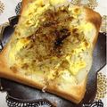 ぽぽきゅ's cooksnap of when they made 新玉葱×おかかのカレー＊塩トースト.