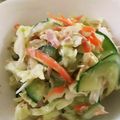 ユーロン's cooksnap of when they made ＊給食の味♪キャベツたっぷりツナサラダ＊.
