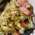 わわわわーい's cooksnap of when they made 簡単キャベツとソーセージのマスタード炒め.