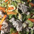 ちゃぎー's cooksnap of when they made ゴーヤと豚バラ炒め 卵なしチャンプルー.