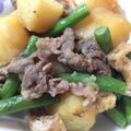 Stromboli's cooksnap of when they made 余り物☆牛肉とじゃがいもとインゲンの煮物.
