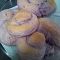 えしれ。's cooksnap of when they made 紫芋のもっちり鮮やかパン♪.