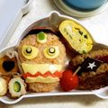 みあいりとくママ's cooksnap of when they made ルパンレンジャーの5歳児のお弁当.