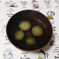 NAOばあさん's cooksnap of when they made 丸なすのお吸い物♪.