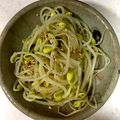 クックFJ5BNF☆'s cooksnap of when they made 簡単後一品モヤシのナムル♪.