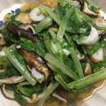 yockoさぶちゃん's cooksnap of when they made 山東菜とシイタケのほっとする炒めもの.