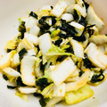 島子☆'s cooksnap of when they made 白菜の作り置き５白菜と海藻の柚子胡椒和え.