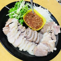 ◆◇ゆき◇◆'s cooksnap of when they made 蒸し器不要♪　お鍋で 梅だれ蒸し豚☆.