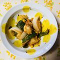 チェックのミニくま's cooksnap of when they made 彩り野菜とささみdeオーロラソースソテー.