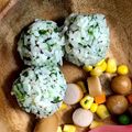 まいける55号's cooksnap of when they made 幼児食（1歳〜）頭が良くなる？おにぎり.