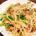 クック5Q9T7G☆'s cooksnap of when they made 豚バラとにんにくの芽のピリ辛中華炒め.