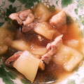 クックD4H3CY☆'s cooksnap of when they made 夕顔と車麩と鶏肉の煮物.
