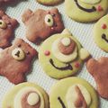 ＊cst＊'s cooksnap of when they made くまﾁｬﾝ＆ﾏｲｸの可愛いクッキー♡.