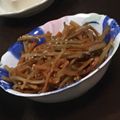 JILLの赤メガネ's cooksnap of when they made ヘルシー☆きんぴら (ごぼうとにんじん).