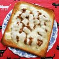 こげ岡's cooksnap of when they made ご飯がないけど、納豆食べたい！トースト.