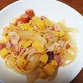 りーりー❇'s cooksnap of when they made 簡単☆さつまいもとベーコンのパスタ☆.