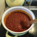 ランランくん's cooksnap of when they made トマト缶で簡単！濃厚！♡ミートソース♡.